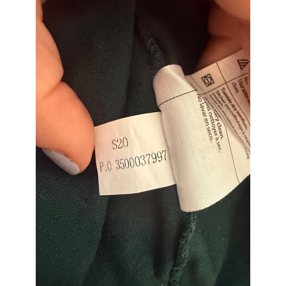 Carhartt Mens Original Fit Long Sleeve T-Shirt Green Pocket Style Small - Picture 4 of 7